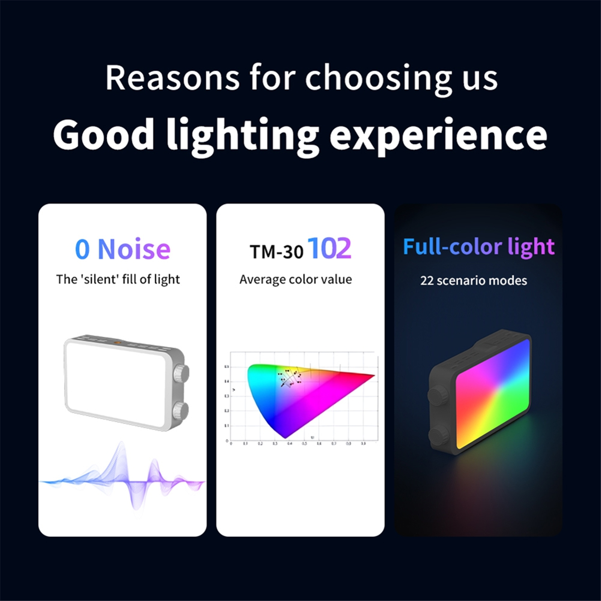 Photography Lighting Color - ABPS 25W RGB Full-Color Fill Light
