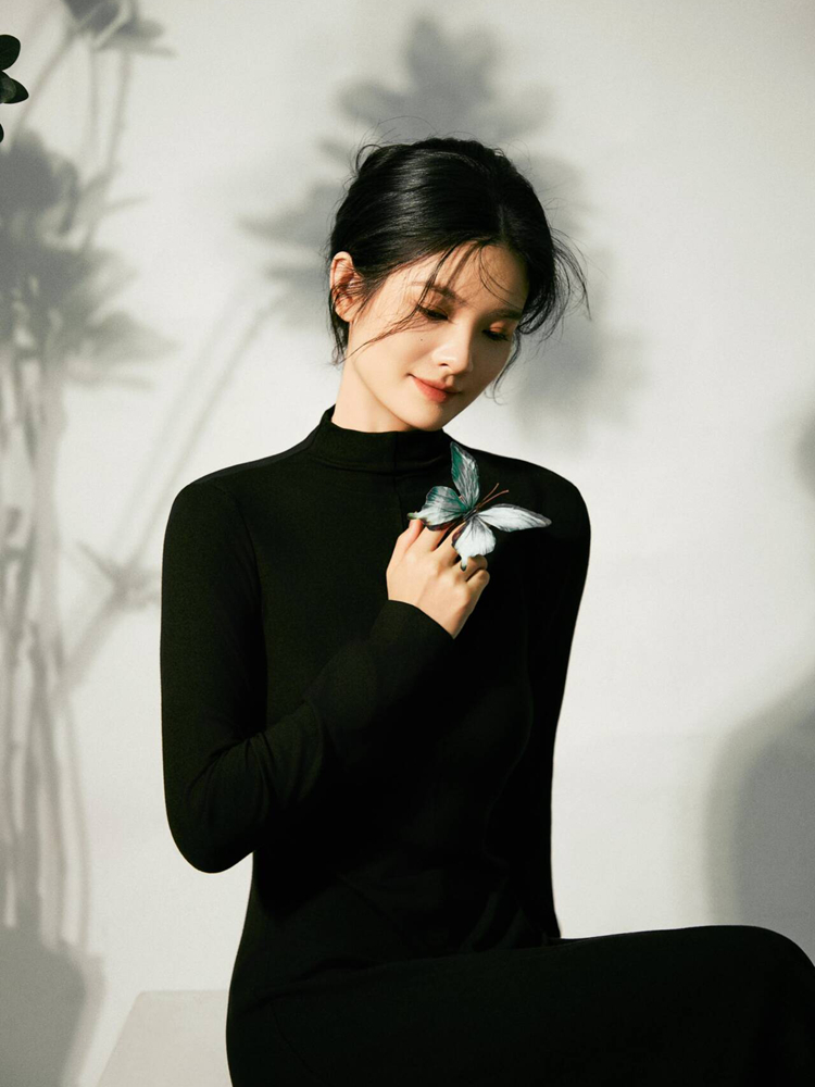 Portrait Photography With Lighting - New Simple Chinese Style High-End Black