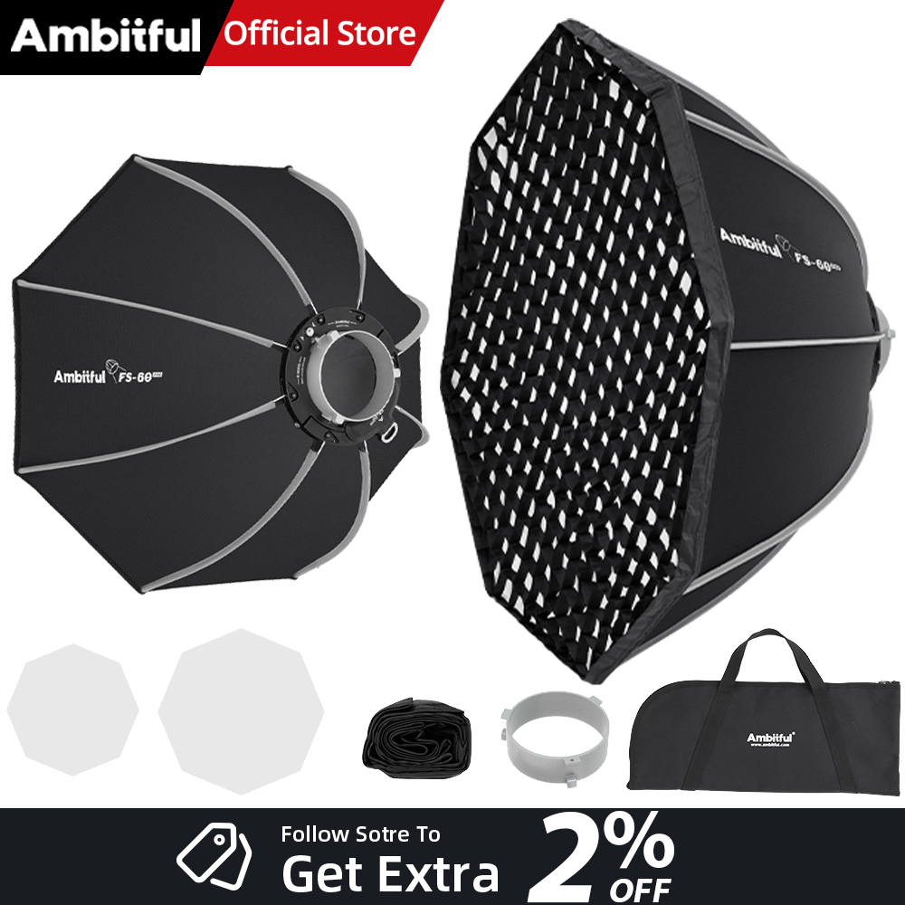 AMBITFUL FS60PROII Fast Setup  - Photography Studio Lighting Set Up 리뷰 및 가격
