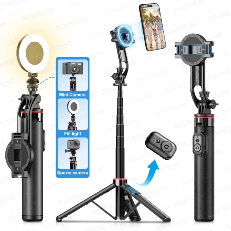 Extendable Selfie Stick Tripod - Photography Video Lighting Kit With Adjustable Tripod Stand 리뷰 및 가격