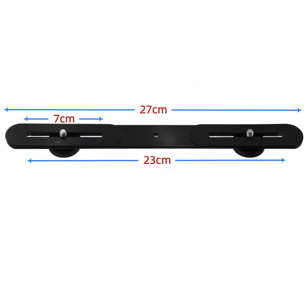 1/4'' Dual Flash Bracket Mount - Photography Video Lighting Kit With Adjustable Tripod Stand 리뷰 및 가격