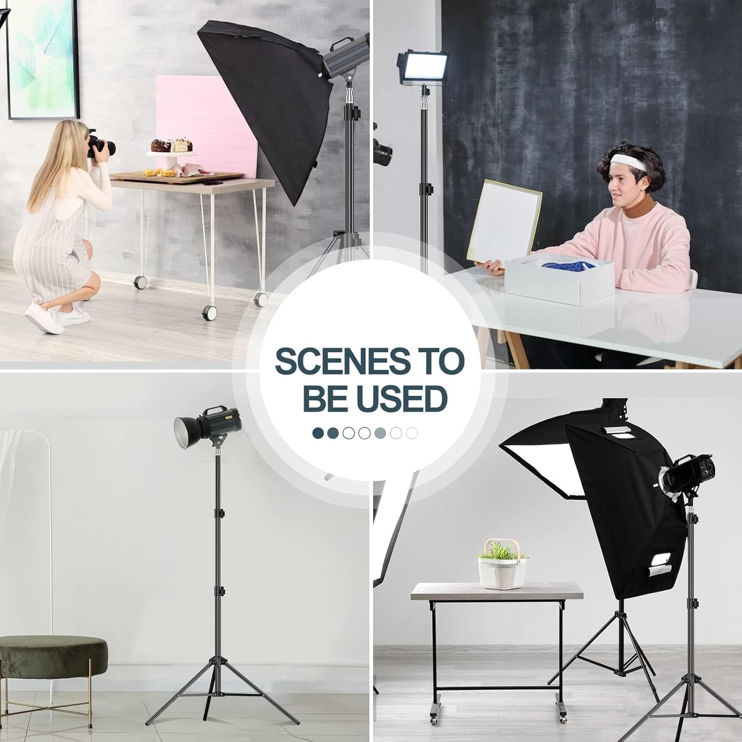 7 Ft Light Stand For Photograp - Portrait Photography With Lighting 리뷰 및 가격