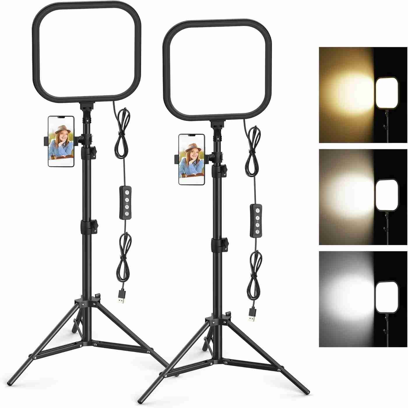 2Pack LED Video Light Kit 15W  - Altson Photography Video Lighting Kit 리뷰 및 가격