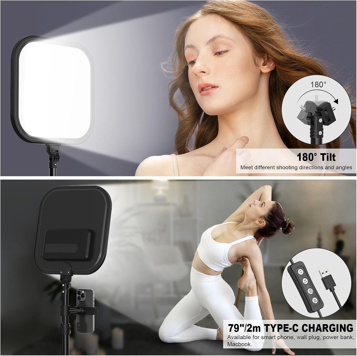 2Pack LED Video Light Kit 15W  - Altson Photography Video Lighting Kit 리뷰 및 가격
