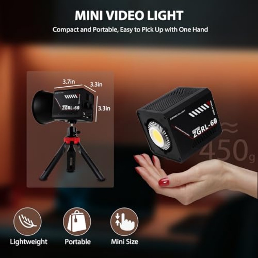 60W COB LED Video Light Handhe - Photography Lighting Color 리뷰 및 가격