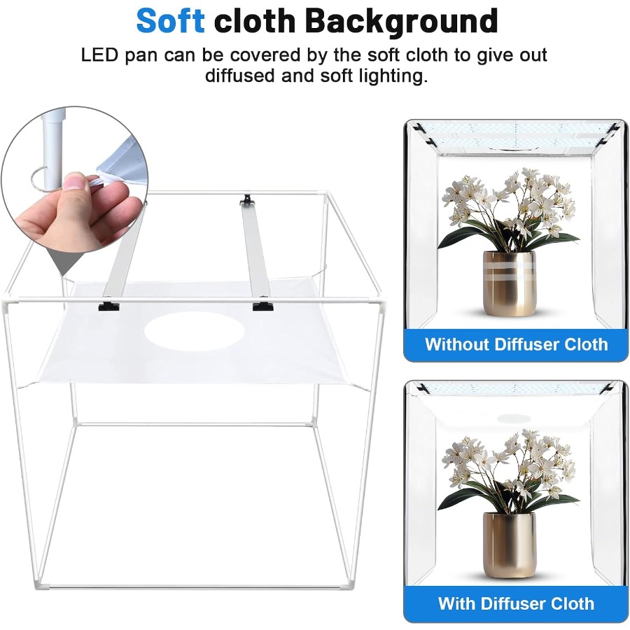 Photo Light Box 40x40 Inch for - Photography Lighting Color 리뷰 및 가격