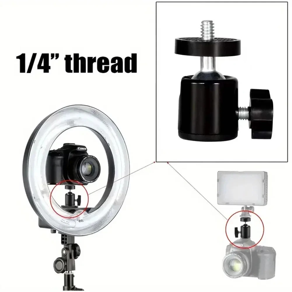 Camera Ball Head Adapter with  - Photography Video Lighting Kit With Adjustable Tripod Stand 리뷰 및 가격