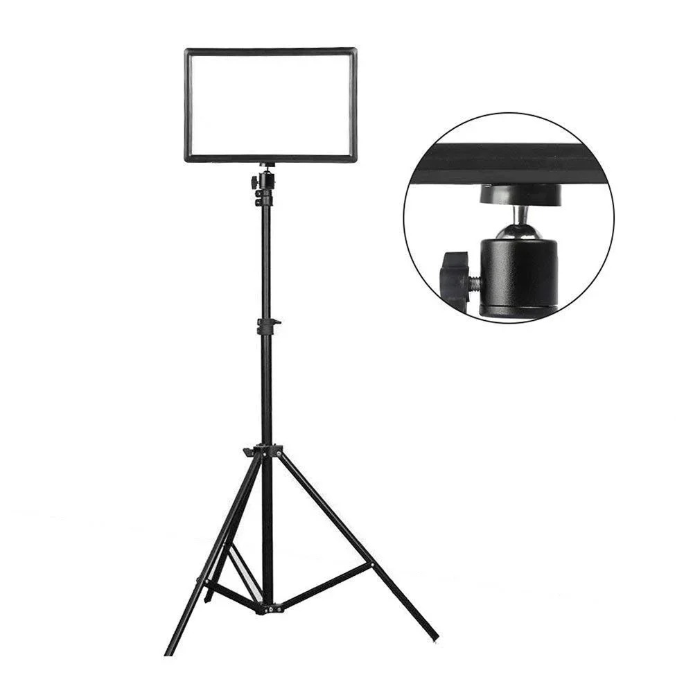 Camera Ball Head Adapter with  - Photography Video Lighting Kit With Adjustable Tripod Stand 리뷰 및 가격