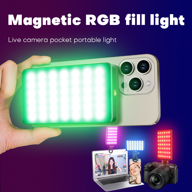 Magnetic RGB Mobile Phone Fill - Photography Mobile Lighting 리뷰 및 가격