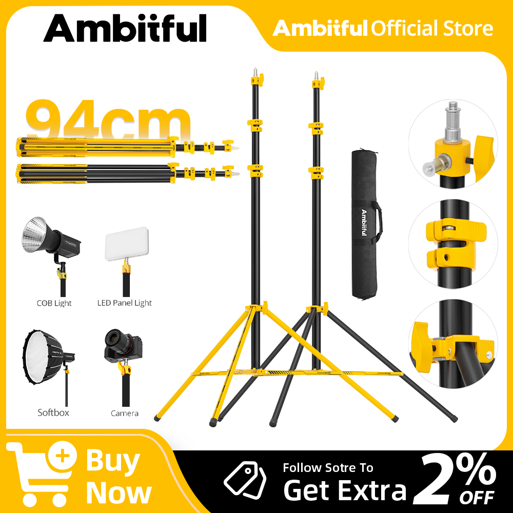 AMBITFUL GM280Y 280cm Professi - Photography Video Lighting Kit With Adjustable Tripod Stand 리뷰 및 가격