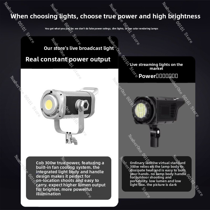 300W COB Photography Light Dua - Portrait Photography With Lighting 리뷰 및 가격