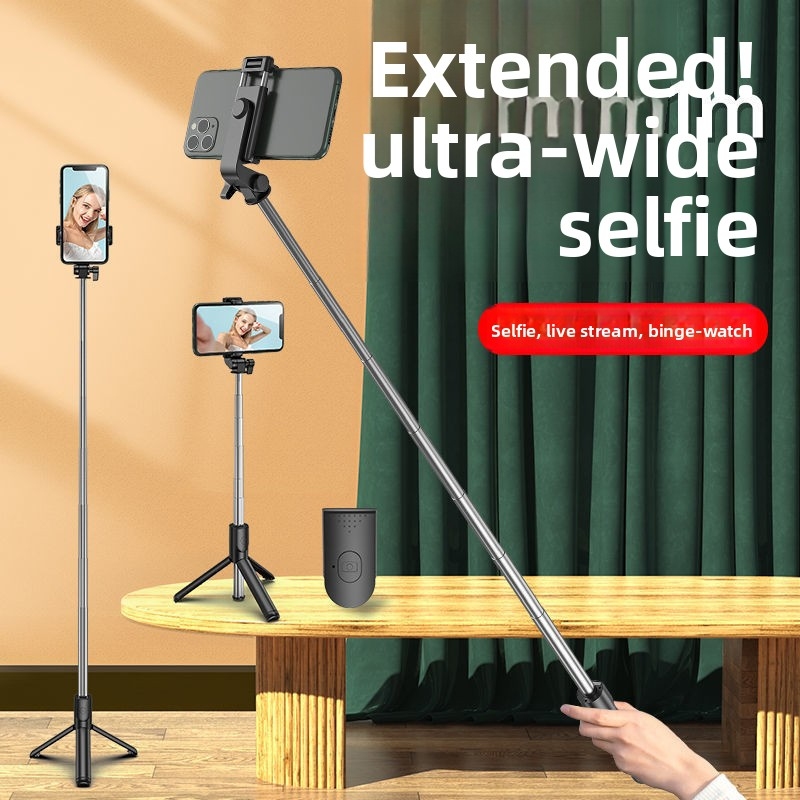 Extendable 1M Selfie Stick Tri - Photography Video Lighting Kit With Adjustable Tripod Stand 리뷰 및 가격