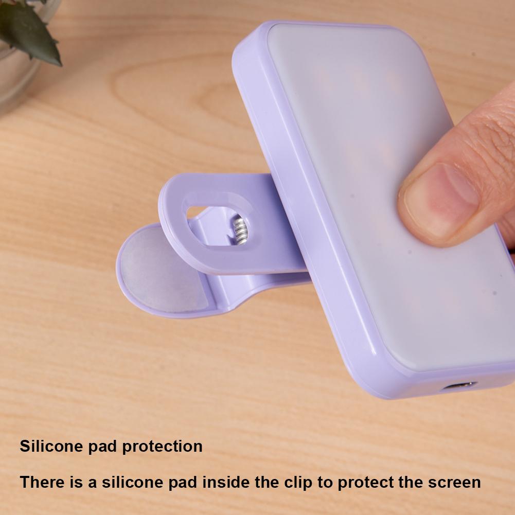 Selfie LED Color Clip Fill Lig - Photography Mobile Lighting 리뷰 및 가격