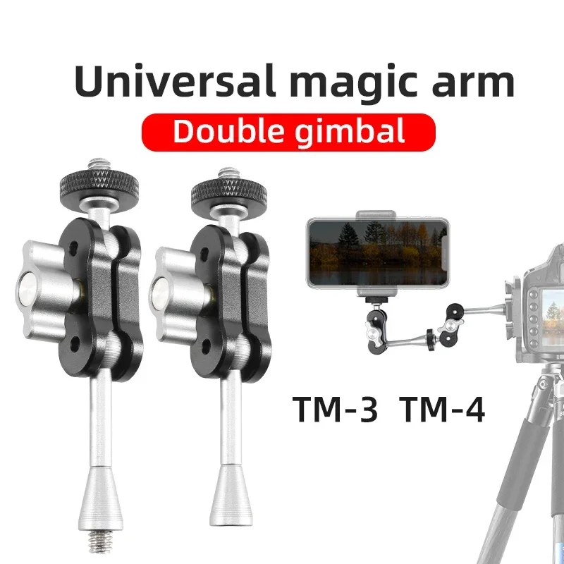 Mini Magic Arm Double Ball hea - Photography Video Lighting Kit With Adjustable Tripod Stand 리뷰 및 가격
