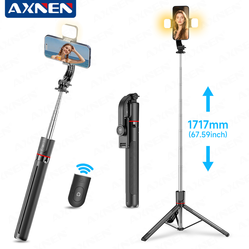 AXNEN F15 Extendable Selfie St - Photography Video Lighting Kit With Adjustable Tripod Stand 리뷰 및 가격